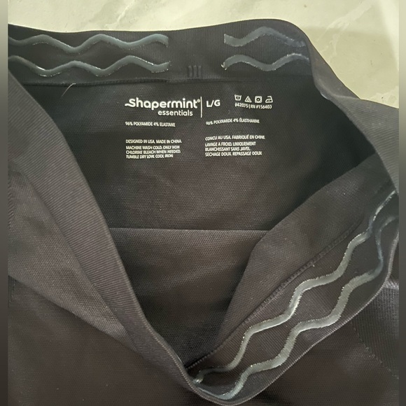 Shapermint Size L Black High-Waisted Shaping Leggings - Picture 2 of 6